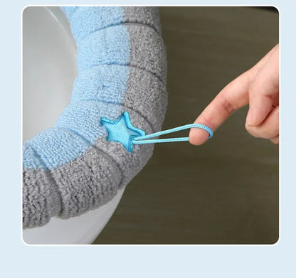 Cozy Winter Toilet Cushion