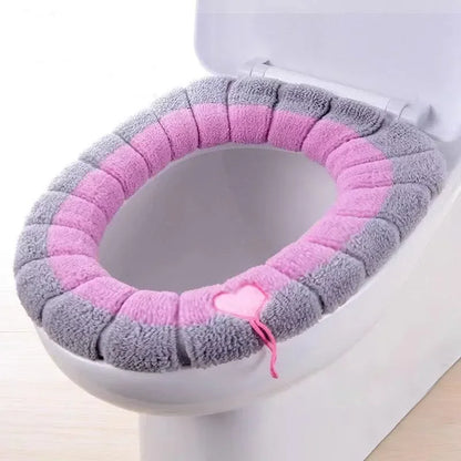 Cozy Winter Toilet Cushion