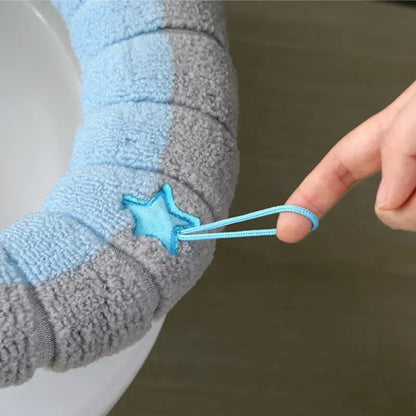 Cozy Winter Toilet Cushion