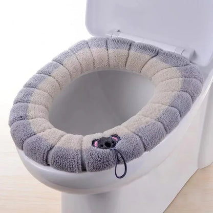 Cozy Winter Toilet Cushion