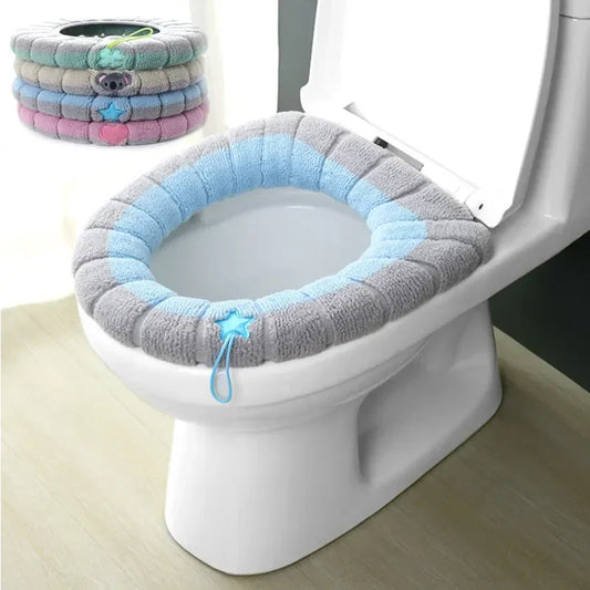 Cozy Winter Toilet Cushion